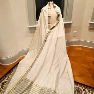 Vintage Luxury Silk Sari Wrap Shawl Material
